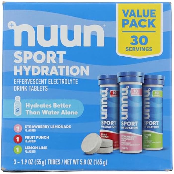 NUUN Electrolyte Sport Tabs Variety Pack Box, 30 CT - Image 1