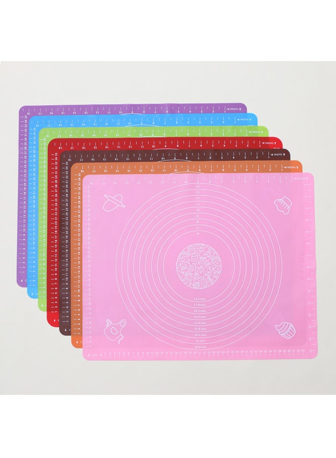 Direct Supply Silicone Kneading Mat Baking Mat Heat Insulation Cooking Mat And Mat Thickened Chopping Board-Specifications:29 * 26cm Coffee 01046-5 - Image 2