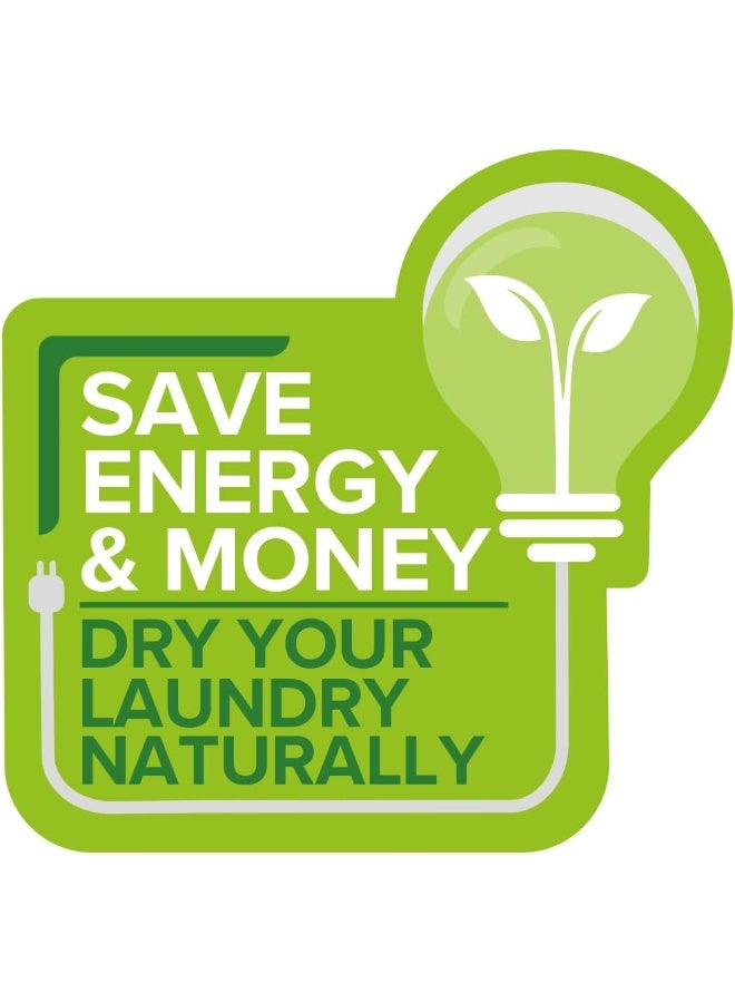 Beldray LA023773TQ Three Tier Deluxe Clothes Airer – Foldable Indoor Laundry Rack, Portable Clothes Horse with Four Wheels, Standing Laundry Dryer with 15 M Drying Space, Holds up to 15 KG, Turquoise - Image 2