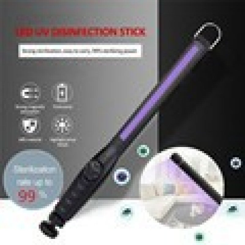 UV Disinfection Stick 198*32*31MM Compact & Portable - Efficient Microbe Elimination UV Sanitizer Stick for Home, Car and On-the-Go Use - Image 3