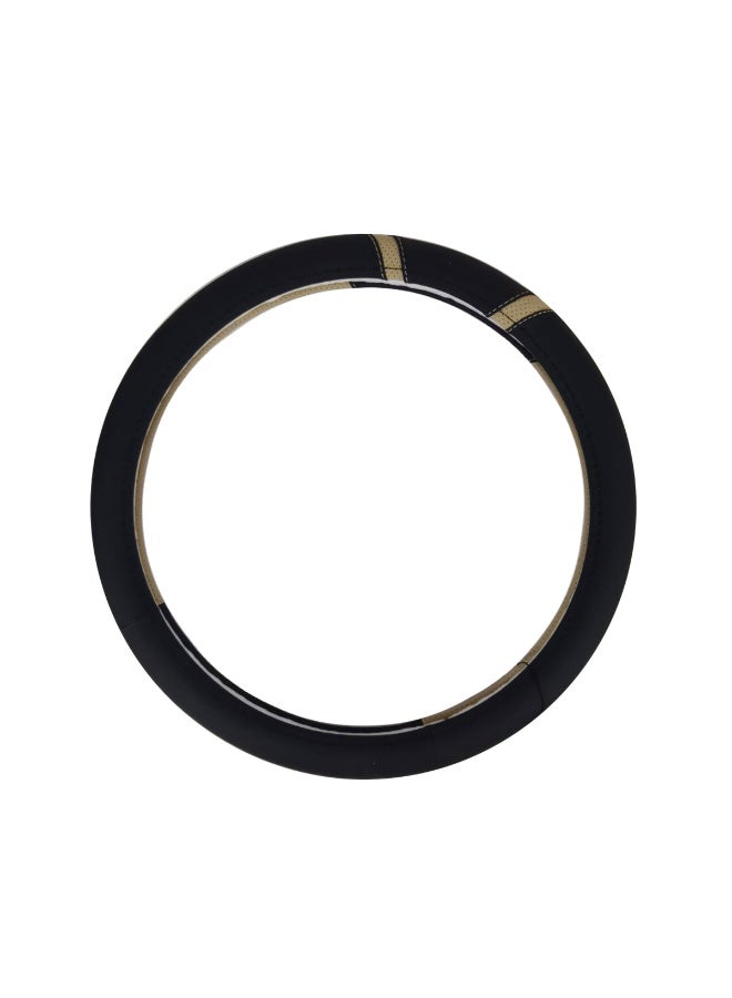 MOB Premium Leather Steering Wheel Cover, 37-39cm, Non-slip, Luxury Comfort, Breathable, Easy to Install – SW-100 - Image 3