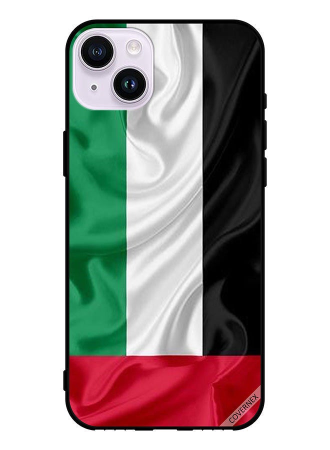 Covernex Protective Case Cover For Apple iPhone 14 Uae Flag Cloth - Image 1