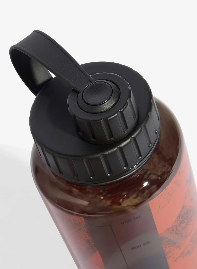 Adidas CARBON/BLACK Tritan Water Bottle 1L  | Best Price UAE
