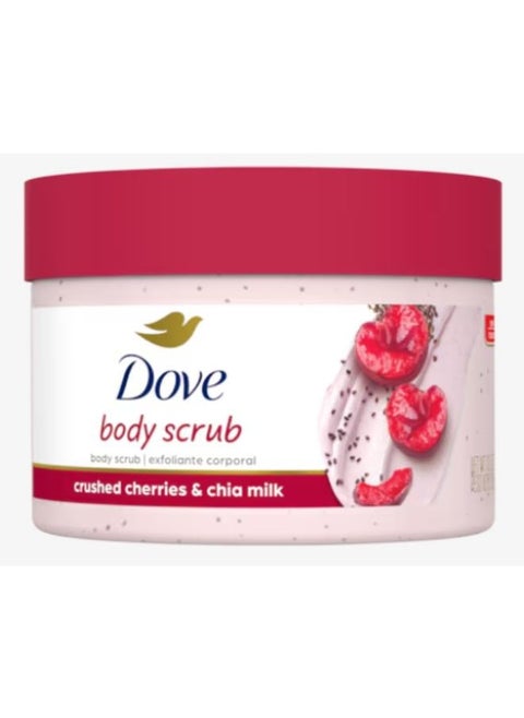 Body Scrub with Crushed Cherries & Chia Milk