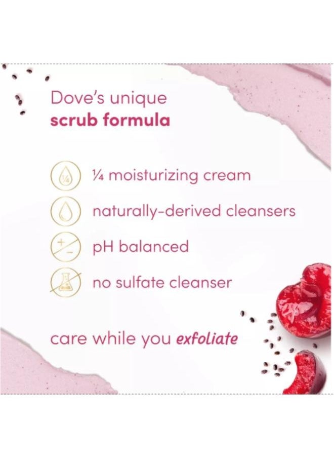 Dove - Body Scrub with Crushed Cherries & Chia Milk - Image 1