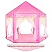 Senodeer Princess Tent for Girls Indoor with Rug Star Lights  Pink Play Tent for Kids Girls Toys for Indoor and Outdoor Games Princess Castle Playhouse - Image 4