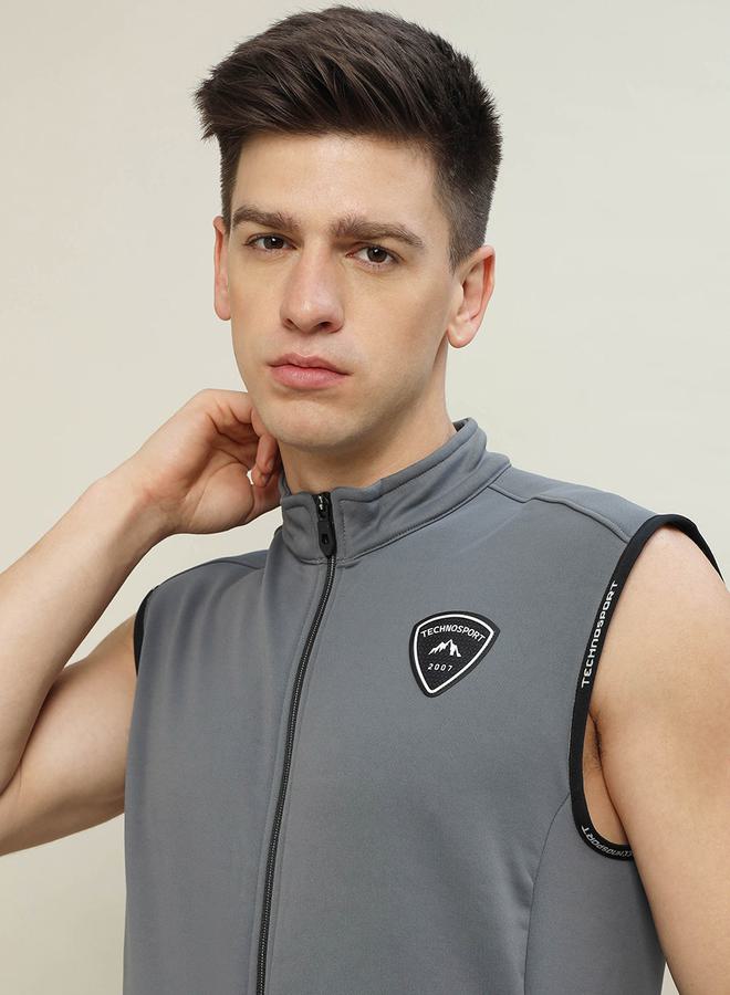 Technosport Technosport High Neck Fleece Sleeveless Active Jacket  - Image 3