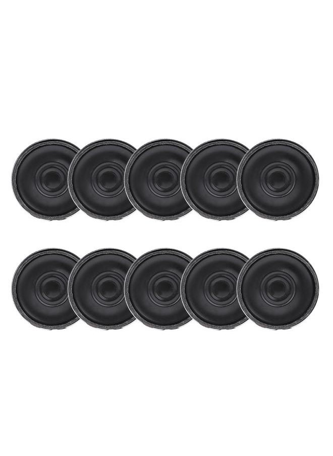 10PCS 28mm Round Loudspeaker 8Ω 1W Iron Shell Intercom Toy Speaker AccessoriesP28-8-1w