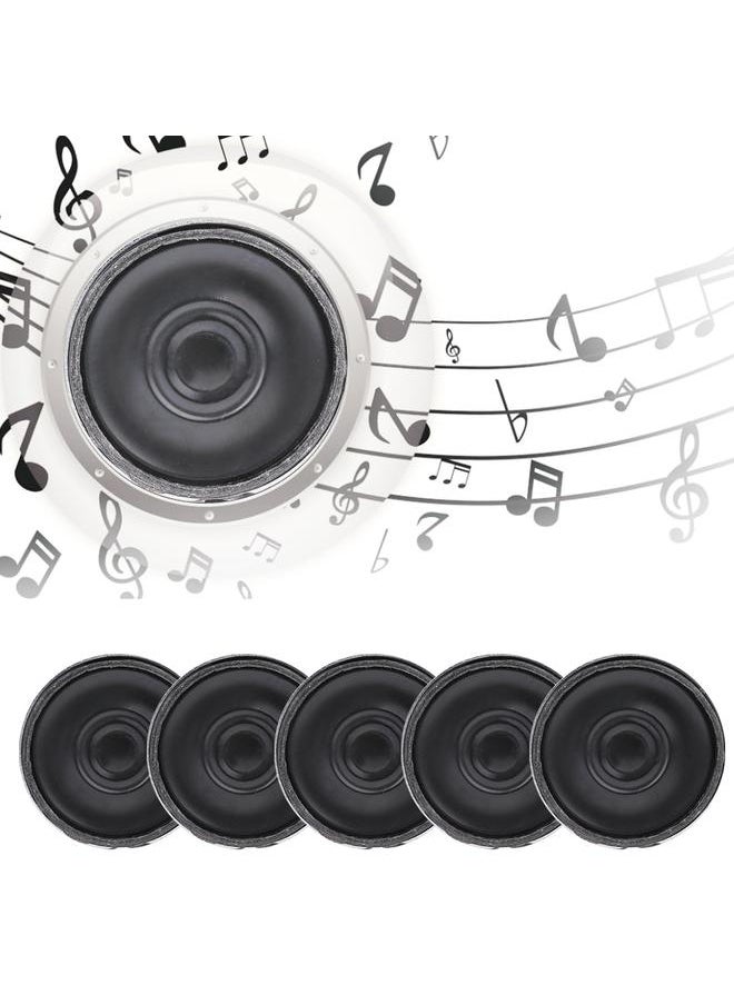 10PCS 28mm Round Loudspeaker 8Ω 1W Iron Shell Intercom Toy Speaker AccessoriesP28-8-1w