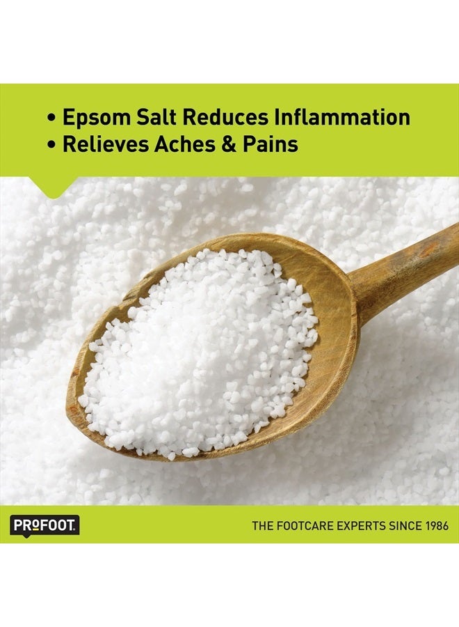 ProFoot جل ملح إبسوم للقدمين، 4 أونصات، تخفيف مهدئ للأقدام المؤلمة والمتعبة والمتألمة، تخلص من حمام القدمين للحصول على تخفيف فوري - Image 3