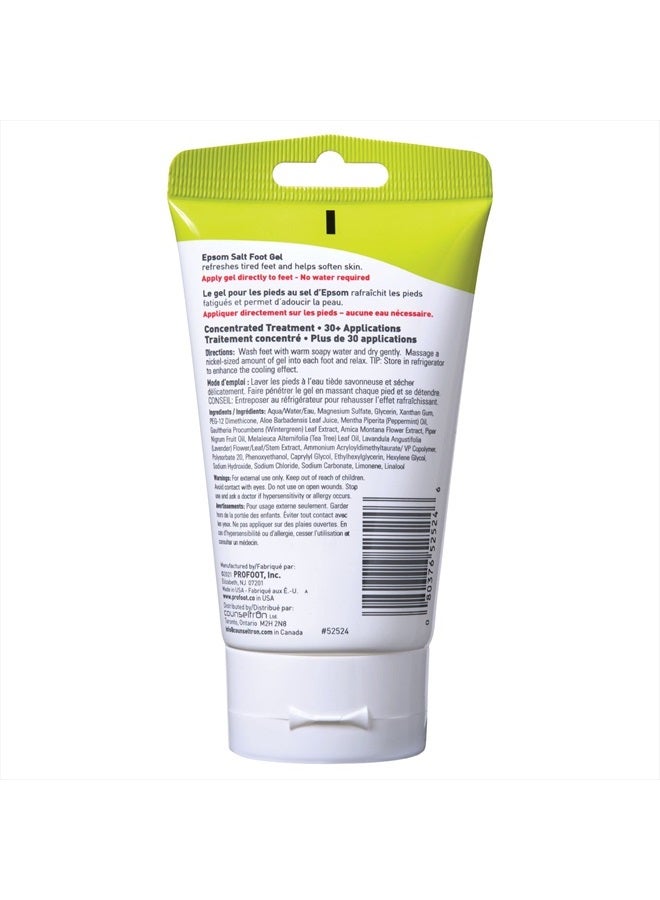 ProFoot جل ملح إبسوم للقدمين، 4 أونصات، تخفيف مهدئ للأقدام المؤلمة والمتعبة والمتألمة، تخلص من حمام القدمين للحصول على تخفيف فوري - Image 5