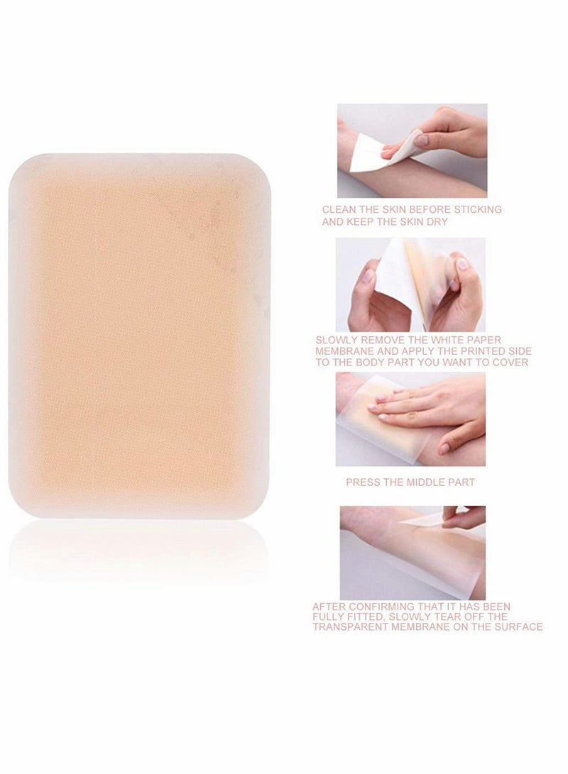KASTWAVE Tattoo Cover Up Sticker Ultra Thin Patch Tattoo Concealing Tape Breathable and Waterproof Skin Concealing Tape Tattoo Flaw Conceal Sticker Patch Scar Cover Sticker(1 Skin Primary Color) - Image 2