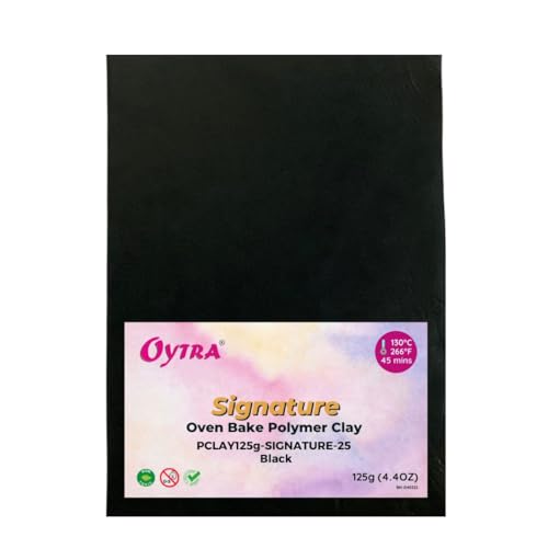Oytra Polymer Clay 125g Signature Series Oven Bake Craft Clay for Jewelry Making, Earrings Miniatures & DIY Art Sculpting Soft Modeling Clay for Beads Charms Crafts Gifts - Image 1