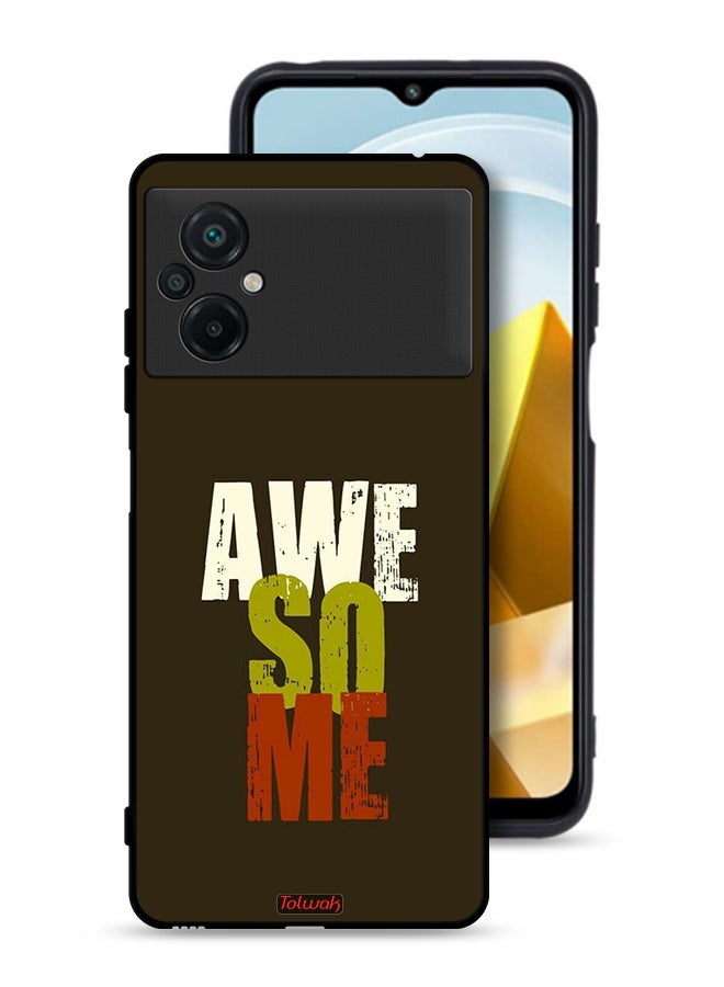 Tolwak Xiaomi Poco M5 4G Protective Case Cover Awesome - Image 1