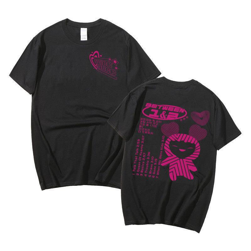 Kpop Korean Star Combination Surrounding Harajuku Printing Fashion Men'S And Women'S T-Shirt Jacket Short Sleeve - Image 2