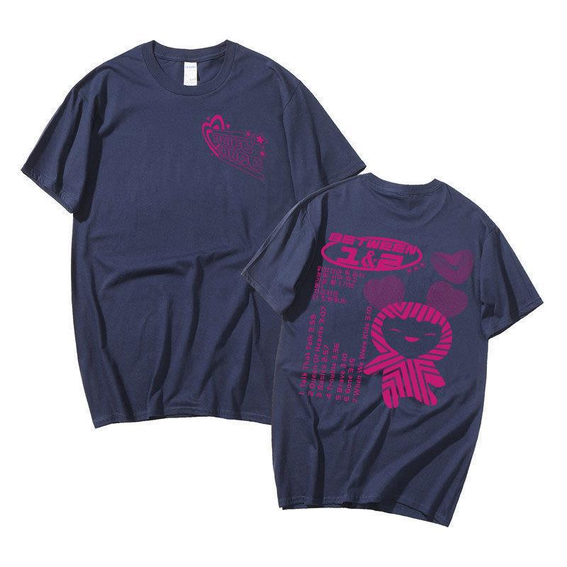 Kpop Korean Star Combination Surrounding Harajuku Printing Fashion Men'S And Women'S T-Shirt Jacket Short Sleeve - Image 4