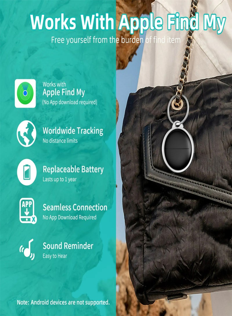 Find My world tag, Bluetooth Tracker, Keys Finder and Item Tracker Tags MFI Certification for Car Keys and Phones Bags and More Remote Control Finder Full Global Coverage Phone Finder  Compatible iOS  - Image 4