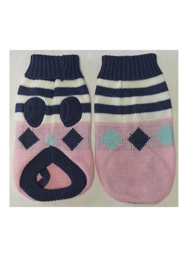 NIBEMINENT Dog Jumper Coats Winter Small Pet Cat Puppy Sweaters Multicolour 40cm