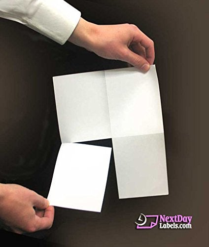 NextDayLabels - 8-1/2 x 11 Blank Perforated Paper, 24# Paper Perforated in 4 pcs, 4 Per UP Page Perforated Paper - 500 Sheets/Ream, Item #1689 - Image 2