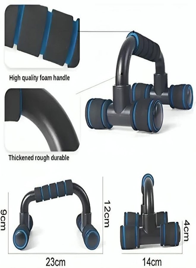 Shopeleven Foam Grip Push-Up Stands for Floor Exercise - Slip-Resistant Push Up Handles for Home Gym Strength Training - Image 5