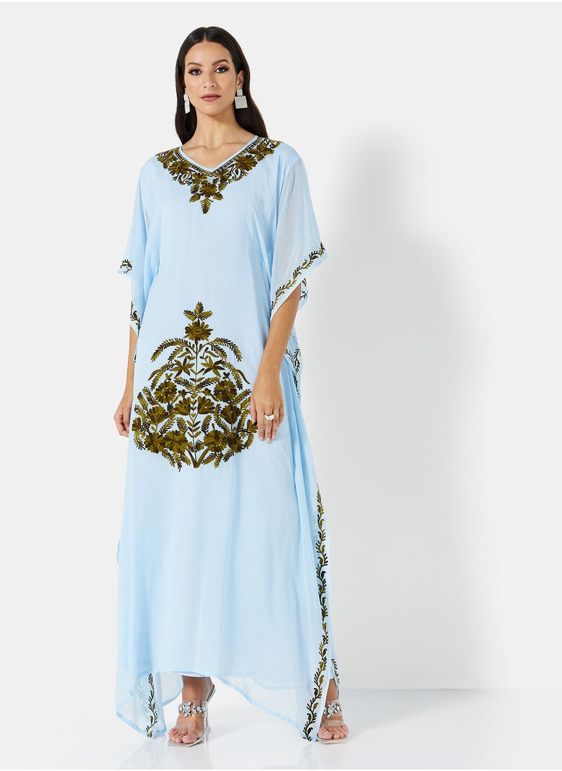 ARABIAN CLOSET EMBROIDERED KAFTAN  - Image 1