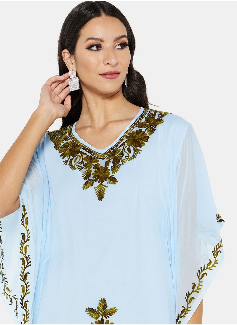 ARABIAN CLOSET EMBROIDERED KAFTAN  - Image 4
