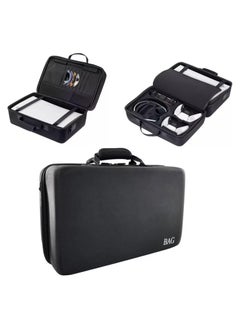 XICEN Storage Bag For PS5-Shockproof Hard Shell Bag- Luxury Waterproof Shoulder Bag For Playstation 5,Console & Accessories Storage Organizer (black)  - Image 2