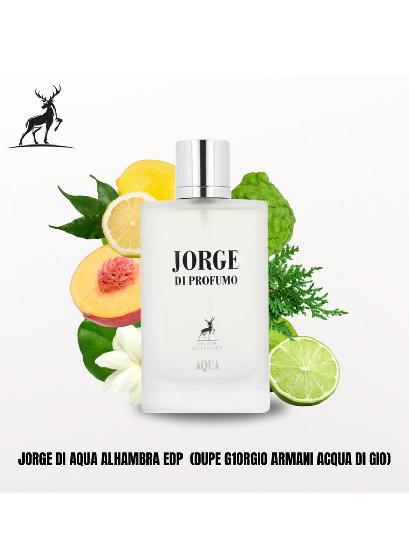 ميزون الهمبرا عطر جورجي دي بروفومو أكوا من ميزون الهمبرا للرجال - 100 مل ( مستوحي من اكوا دي جيو ) - Image 4