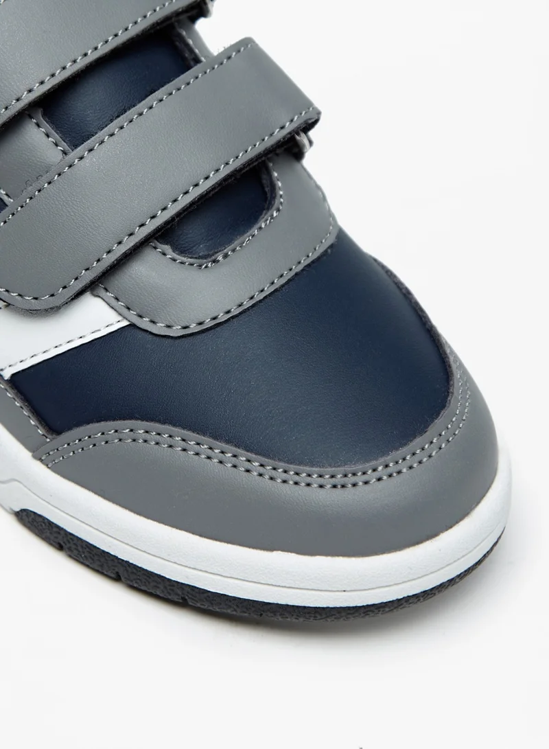 LBL by Shoexpress Boys Paneled Casual Sneakers With Hook And Loop Closure By Shoexpress