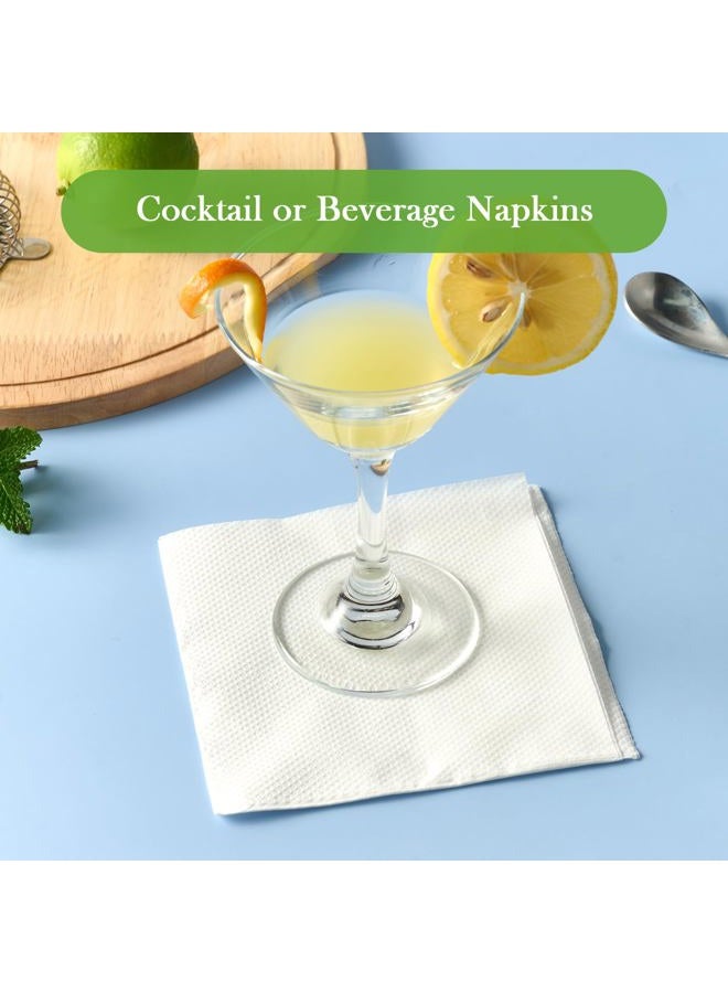 ECOLipak Lunch Napkins Bulk, 2000 Count Everyday Paper Napkins, 4.9×4.9 Inch Folded, 2-Ply Soft And Absorbent for Dinner, Gathering, Bar, Restaurants(9.8×9.8 Inch Unfolded) - Image 3