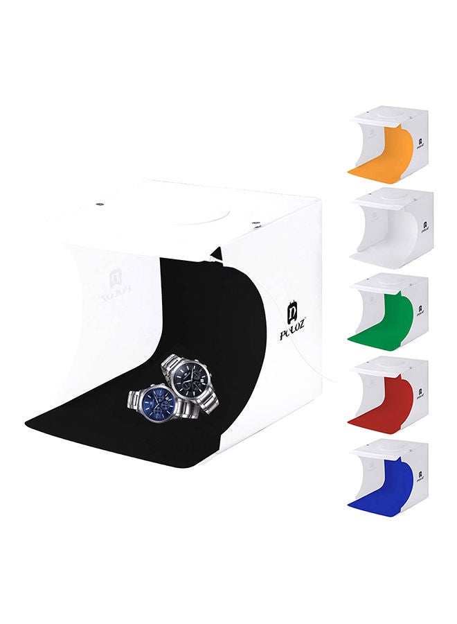 NIBEMINENT Compact Foldable Small LED Photography Studio Box Lamp Multicolour - Image 2
