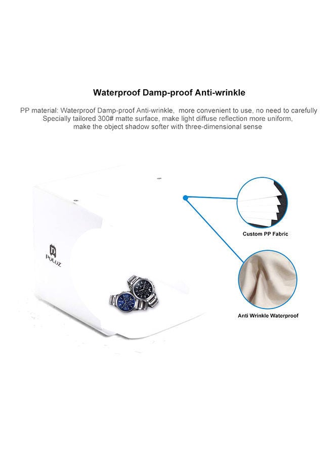 NIBEMINENT Compact Foldable Small LED Photography Studio Box Lamp Multicolour - Image 3