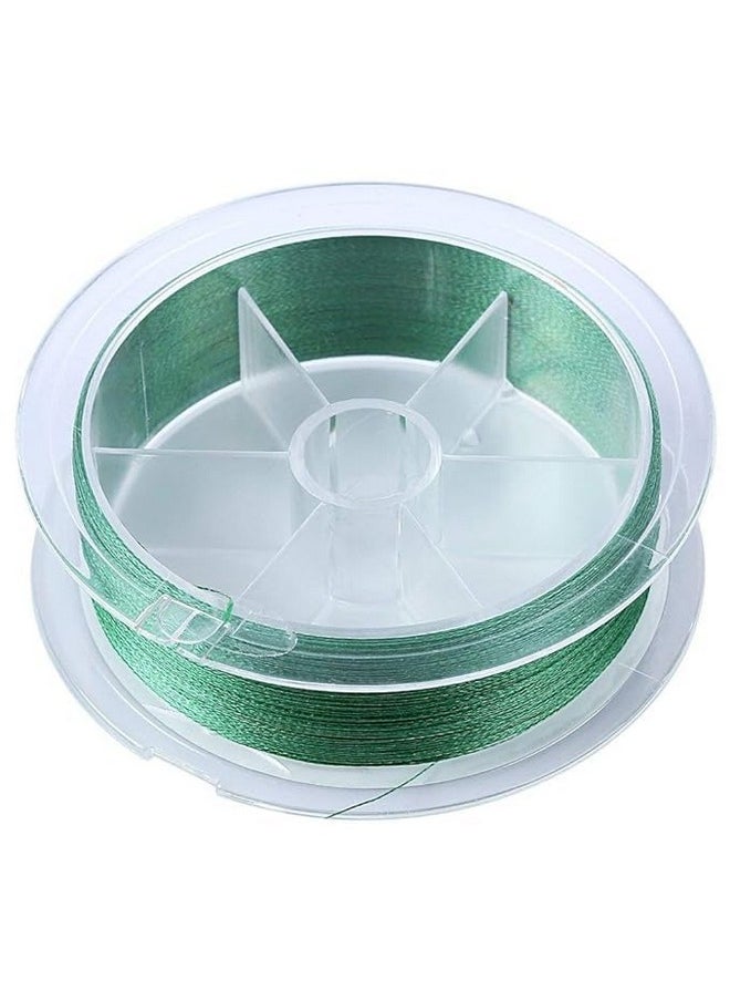 SKINPLUS Super Strong Fishing Line, 100M Diameter 0.52Mm 48.7Lb Nylon Fishing Accessories, Fishing Soft And Durable (Green, Maximum Pulling Force 22 Kg)  - Image 2