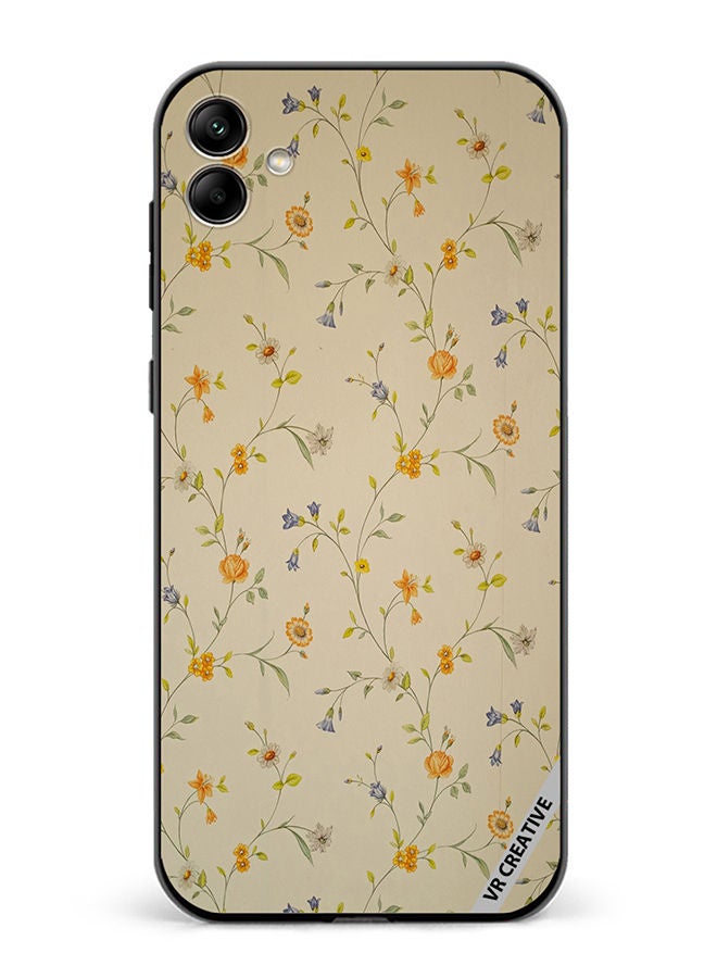 VR CREATIVE Protective Case Cover For Samsung Galaxy A04 Pale Yellow Design Multicolour - Image 1