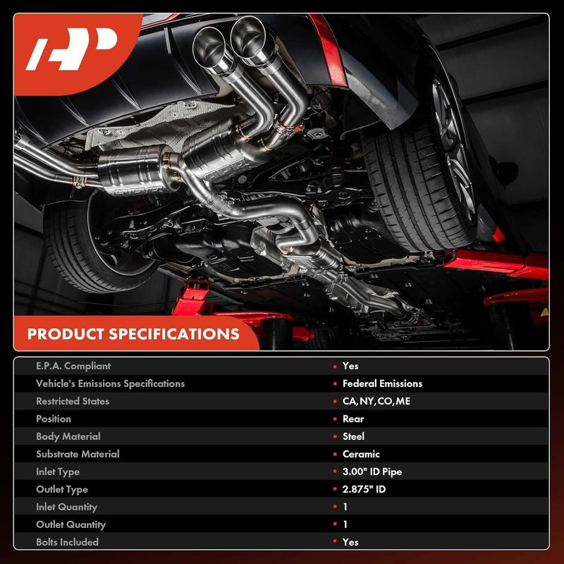 A-Premium Rear Catalytic Converter Kit for Ford E-Series - Image 3