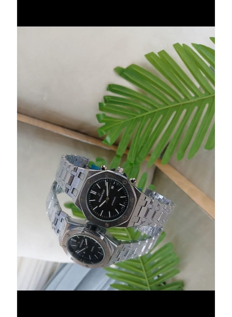 ساعة يد رجالى  اسيتك معدن بالنتيجة