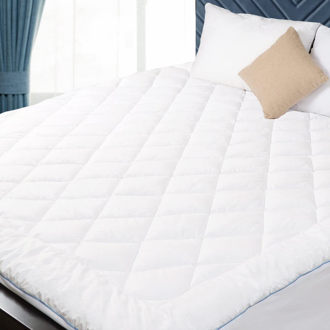 TWIN XL MATTRESS PAD COTTON MATTRESS PAD COVER FOR COLLEGE DORM QUILTED MATTRESS COVER 1822 DEEP POCKET MATTRESS PROTECTOR TWIN XL SIZE THIN DOWN ALTERNATIVE FILLING NOISELESS BREATHABLE