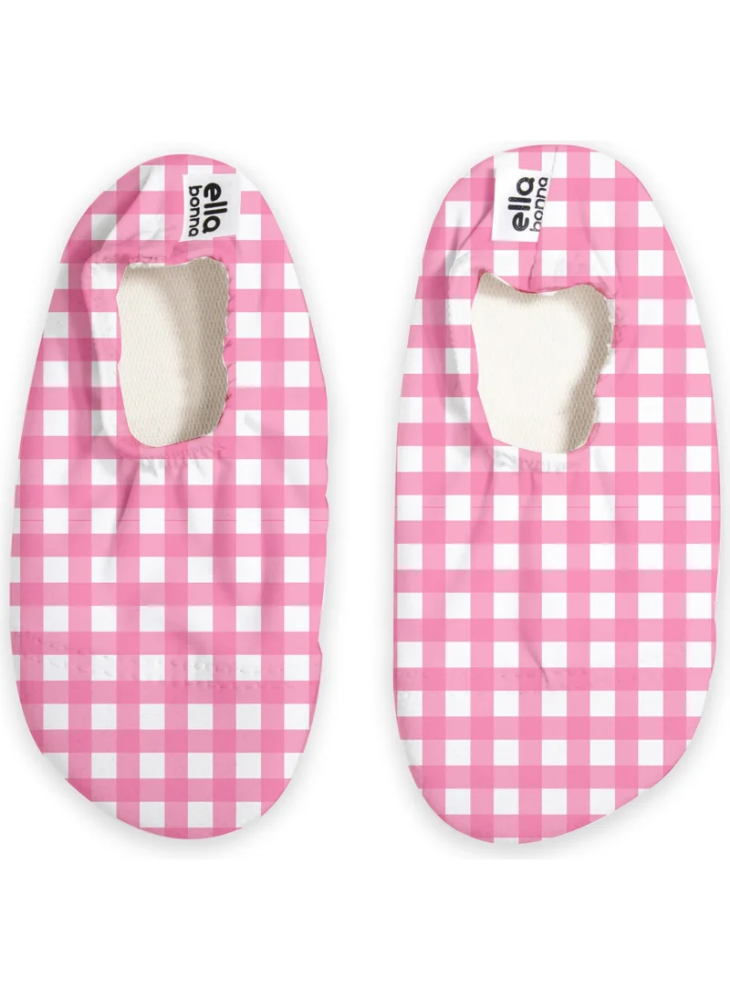 Ella Bonna Anti-Slip Sole, Unisex Baby, Children's Sea Shoes, Pool Slippers, Pink Stripes