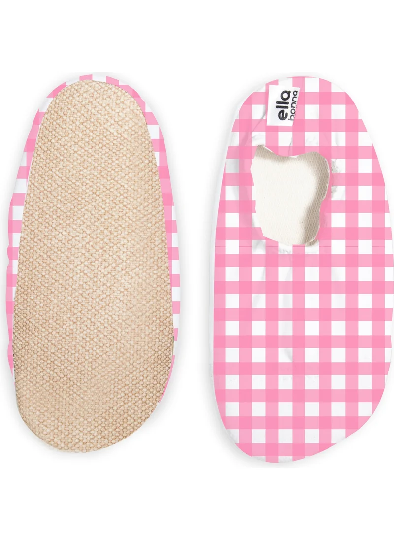 Ella Bonna Anti-Slip Sole, Unisex Baby, Children's Sea Shoes, Pool Slippers, Pink Stripes