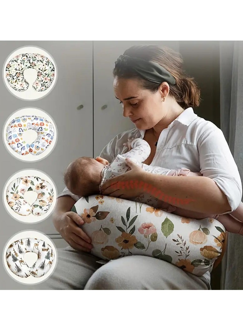 Gonice - 1pc Multi-Functional Nursing Pillow, Pillowcase, C-Shaped Nursing Pillow For Newborns, Babies, Infants - Feeding, Sitting, Learning - Image 1