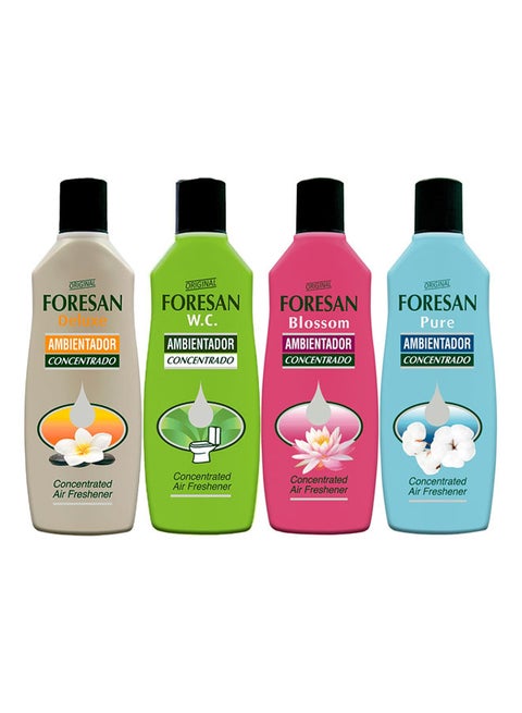 4 in 1 Ambientador Concentrado Air Freshener Concentrated Liquid 125ml Pack of 4