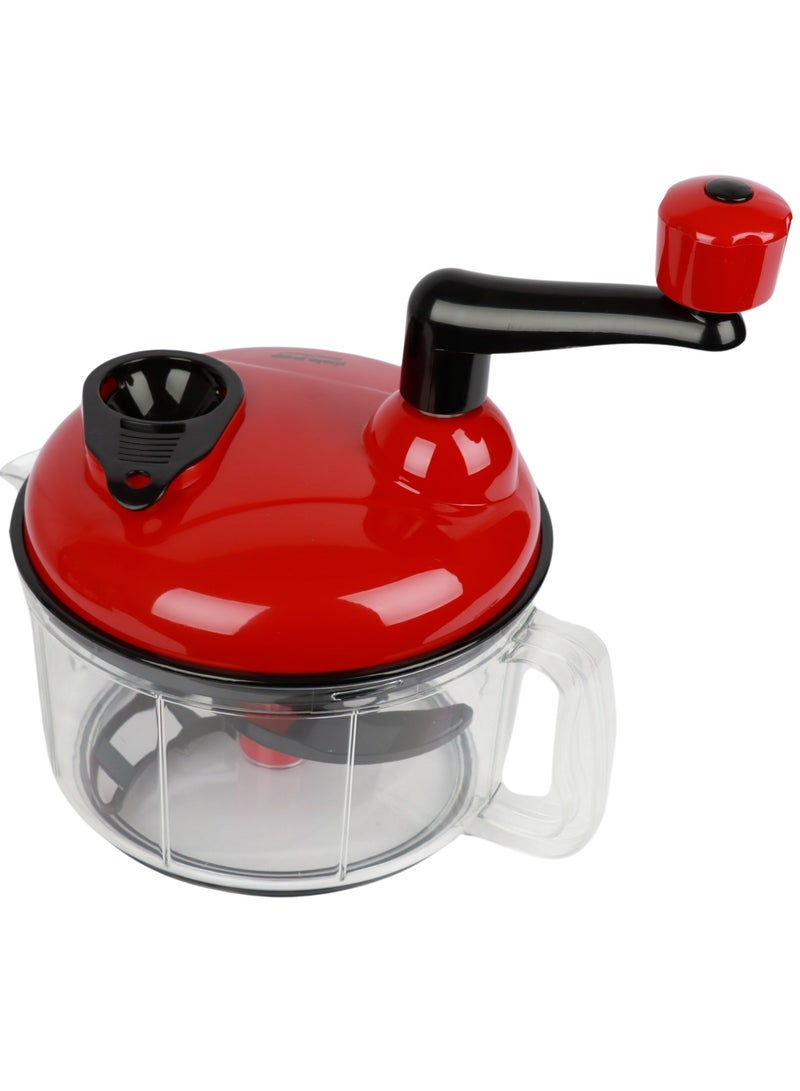 Home Master Manual Onion and Vegetable Slicer Cuts Vegetables, Fruits  Sharp Stainless Steel Blades - Image 1