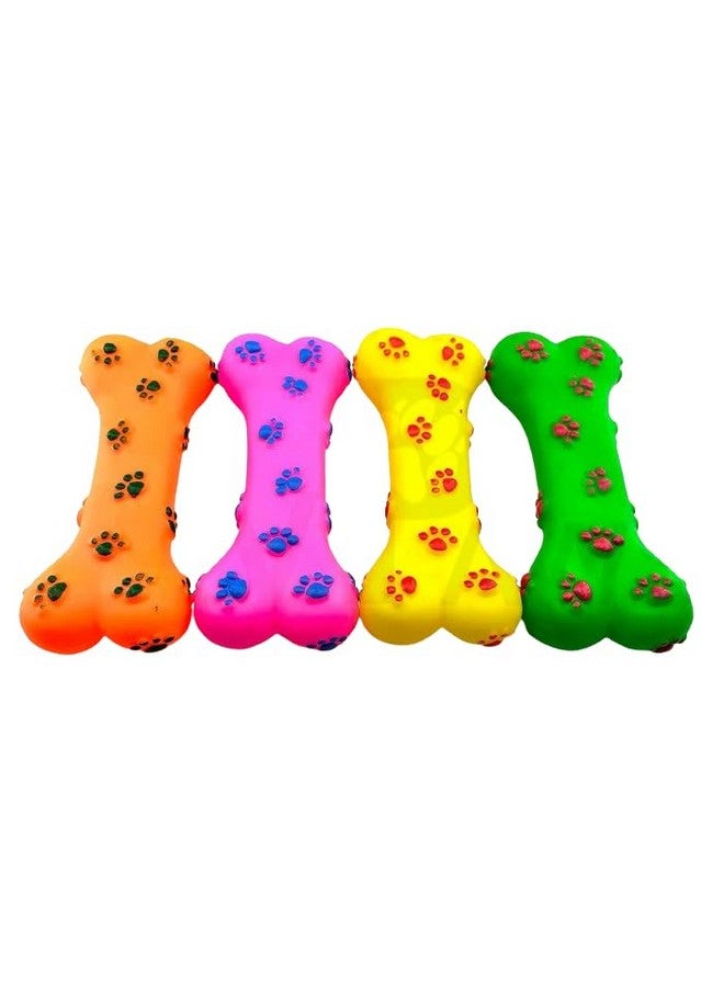 بت لعبة عظمة صرير للكلاب | للكلاب الصغيرة والمتوسطة والجراء | تقلل من قلق الانفصال عن الآخرين، لعبة متينة وآمنة للمضغ والإحضار - Image 1