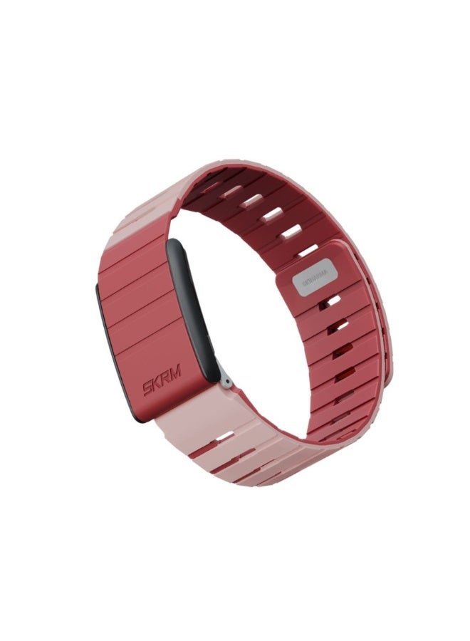 إسكينارما GEMINI WHOOP Band Strap for WHOOP 5.0 & MG – Premium Silicone Replacement, Adjustable, Magnetic Closure, Dual-Tone Design - Pink - Image 4