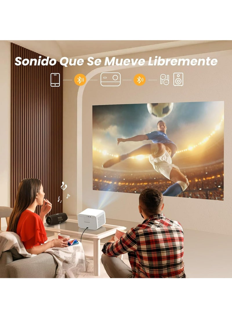 Yaber - Yaber L2 Plus Smart Projector with JBL Stereo Speakers – 700 ANSI Lumens, Full HD 1080P, Built-in Netflix & Apps, Auto Focus & Keystone, Rotatable Stand - Image 1