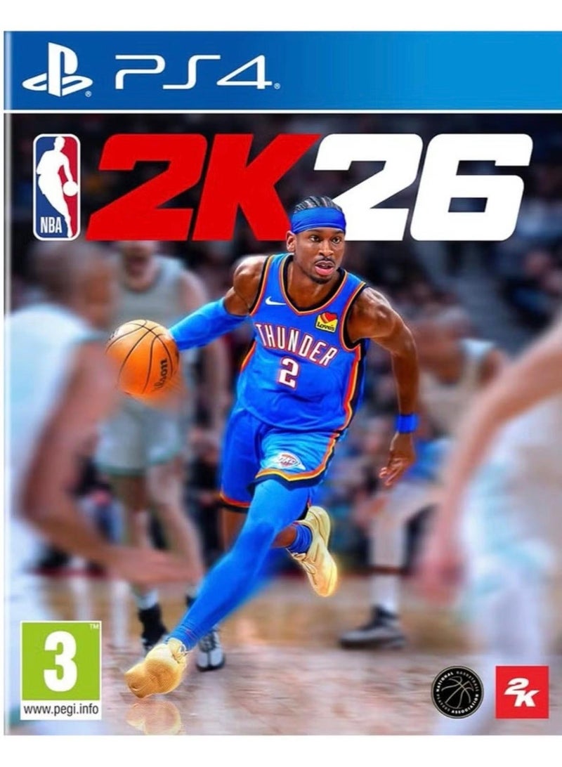 بلاي ستيشن NBA 2K26 – لعبة بلايستيشن 4 | أسلوب لعب موسم جديد | محاكاة كرة سلة واقعية | فرق ولاعبون محدثون | متوفر في الإمارات - Image 1