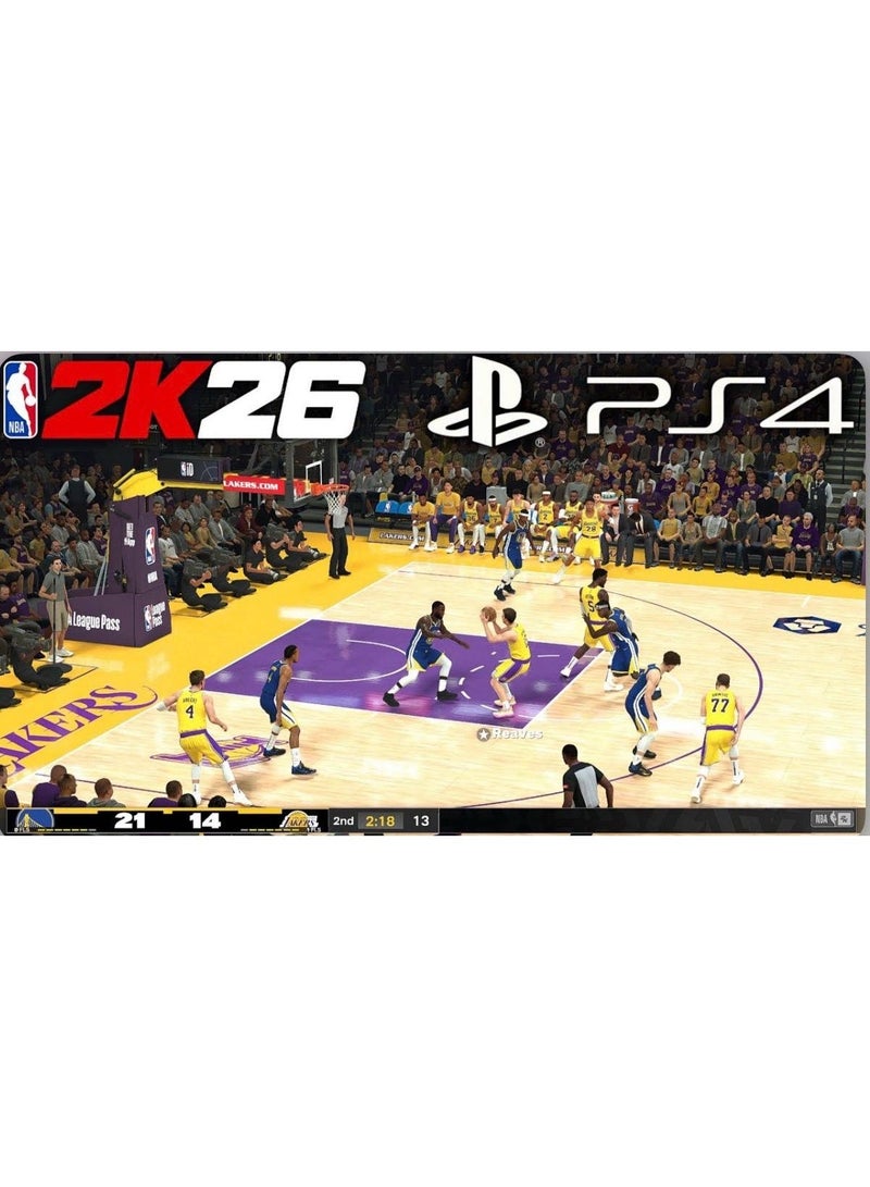 بلاي ستيشن NBA 2K26 – لعبة بلايستيشن 4 | أسلوب لعب موسم جديد | محاكاة كرة سلة واقعية | فرق ولاعبون محدثون | متوفر في الإمارات - Image 4