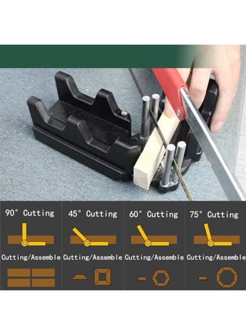 SYOSI 2-in-1 Mitre Measuring Angle Cutting Tool - Accurate Sawing Mitre Kit for Pipeline Installation, Home Improvement, Carpentry, and Woodworking Craft (Size: 12.1 x 3.3 x 2.5 in) - Image 2