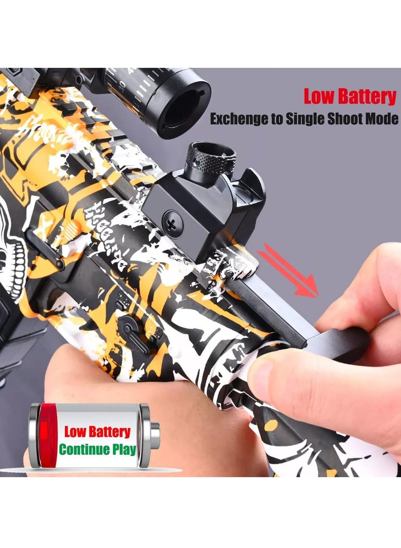 M416 Graffiti Gel Ball Blaster for Kids - Soft Bullet Shooting Game with Long-Range Shooting, Tactical Scope, and Accessories - Image 2
