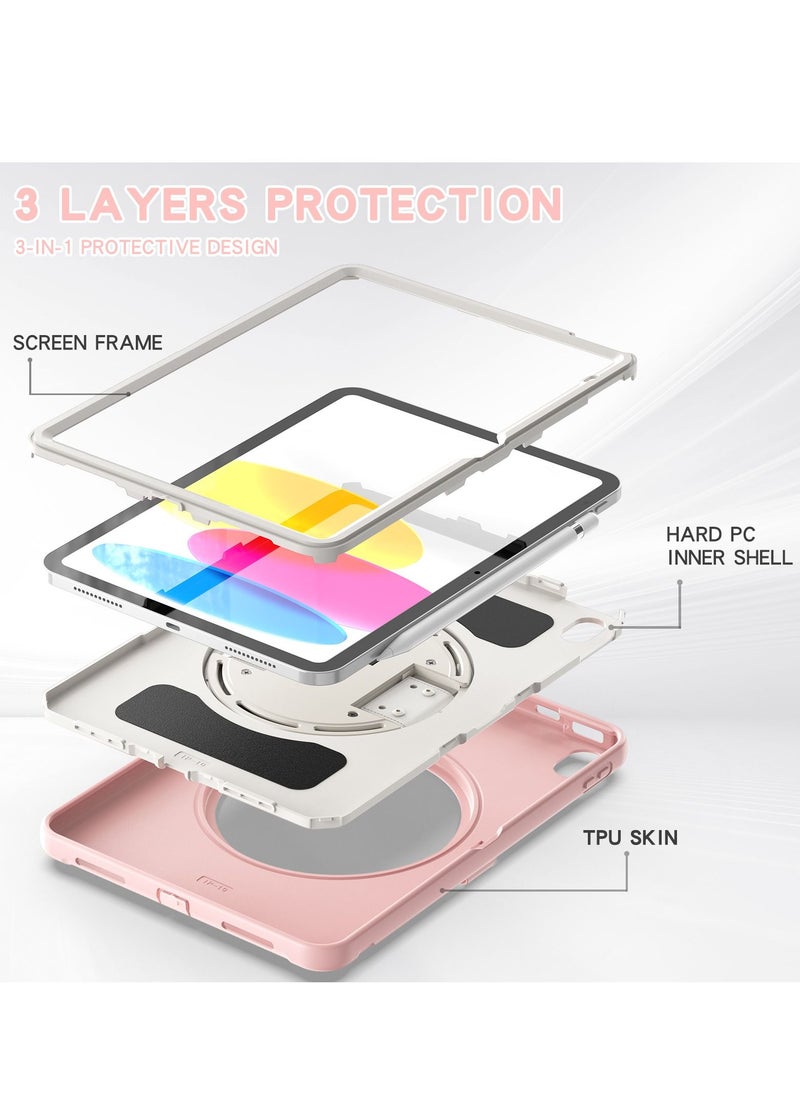GULFLINK Back Cover Protect Case for ipad 10th 10.9 inch 2022（A2757/A2777 ) Pink  - Image 3